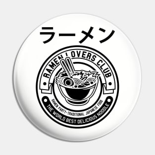 Ramen Noodle Lover's Club Pin