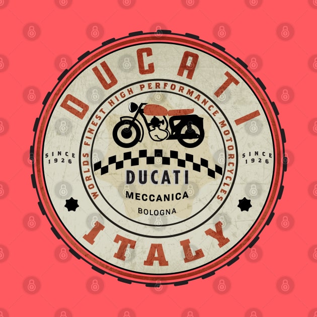 Ducati motorcycles Italy by Midcenturydave