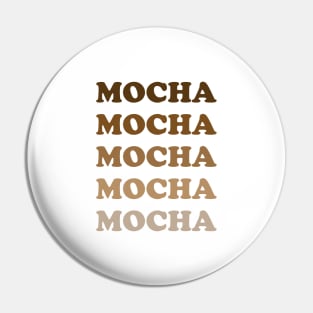 Mocha Coffee Pin