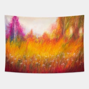 Autumn landscape Tapestry