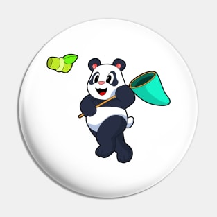 Panda Landing net Bamboo Pin