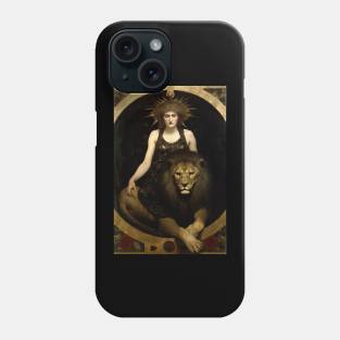 Leo the Lion Zodiac Illustration Phone Case