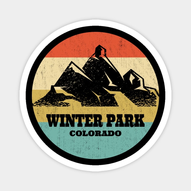 Winter Park Colorado Magnet by Anv2