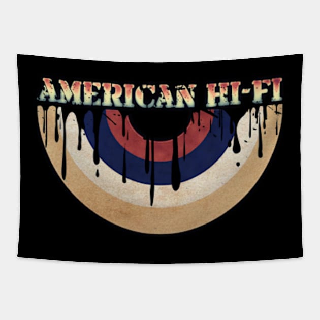 Melted Vinyl Vintage - "American Hi-Fi" Tapestry by FUTURE SUSAN