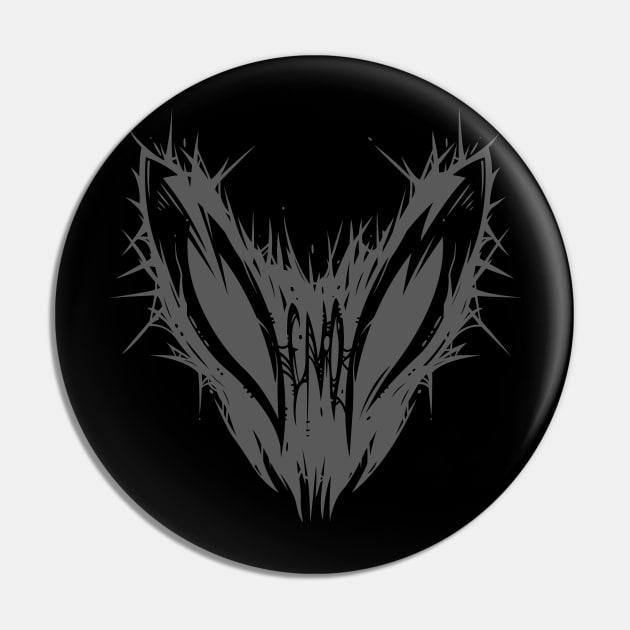 Venom (gray) Pin by BlackMetalStar