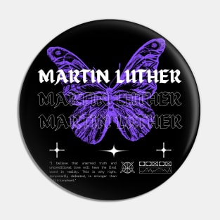 Martin Luther // Butterfly Pin