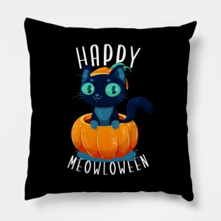 Happy Meowloween Pillow