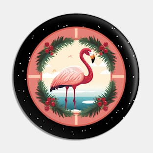 Flamingo Flock Sunset, Love Flamingos Pin