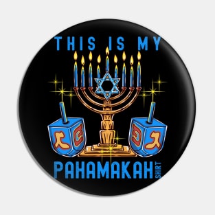 This is my Pajamakah Shirt Funny Jewish Pun Hanukah Pin