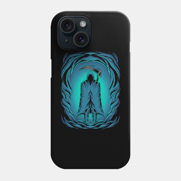 shadow reaper Phone Case by Axl Cloth