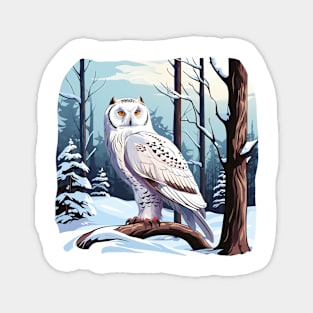 Snowy Owl Magnet