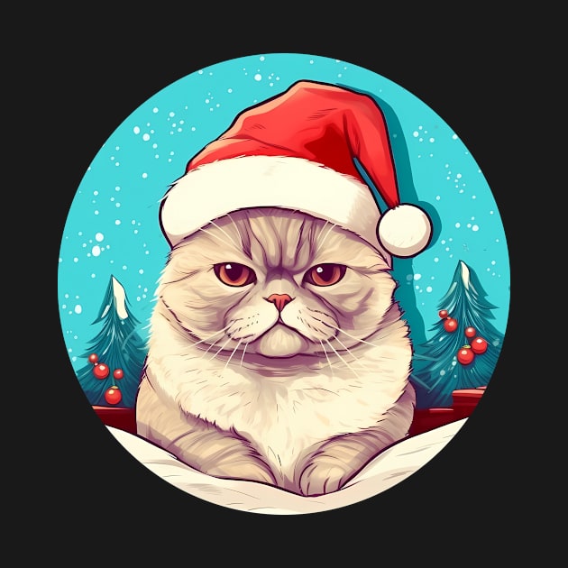 Exotic Shorthair Cat Xmas, Love Cats by dukito