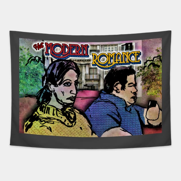 Hot Modern Romance Tapestry by ImpArtbyTorg