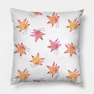 Autumn Maple Leaves Pillow