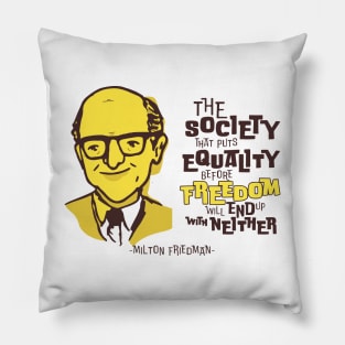 Milton Friedman Pillow