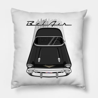 Chevrolet Bel Air 1957 - black Pillow