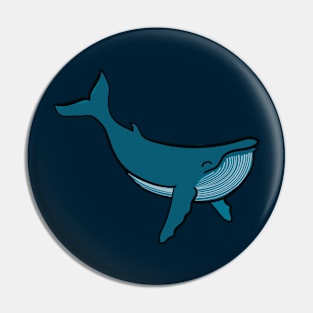 Happy Whale Pin