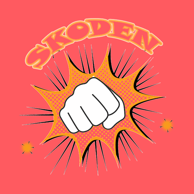 SKODEN flash KO fist design by Rezzafied ClassX