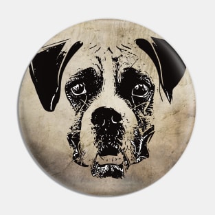 Boxer Dog Pin