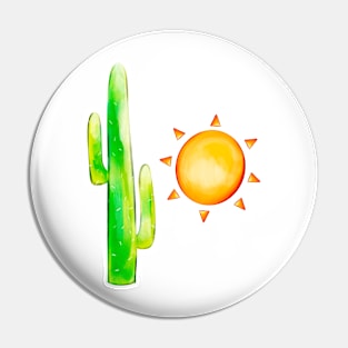 Cactus & Sunshine Pin