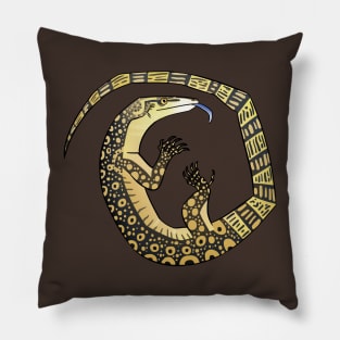 Asian Water Monitor Lizard Cutie Pillow