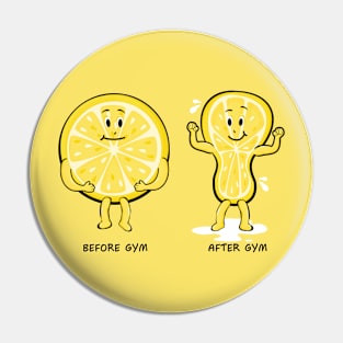 Lemon Gym Pin