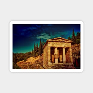 Greece. Ancient site of Delphi. Magnet