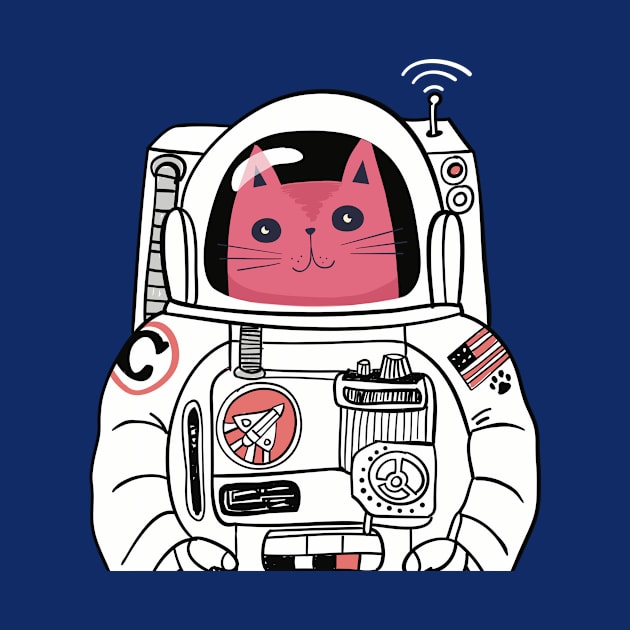 Astronaut Explorer Kitty - I need more space! by LittleBunnySunshine