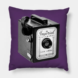 Vintage 1960s Box Camera Pillow