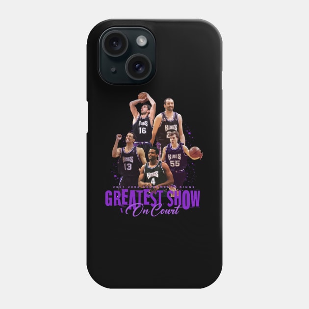 Sacramento Kings Greatest Show On Court Phone Case by Juantamad