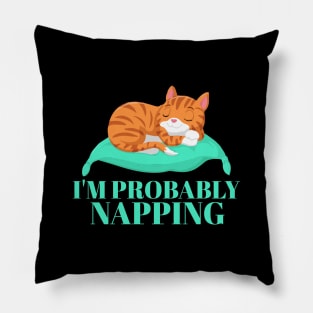 I'm Probably Napping. Pillow
