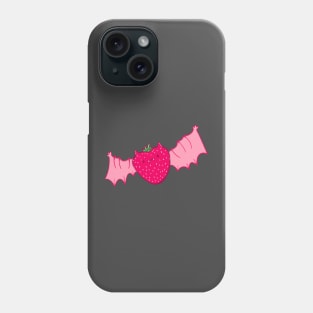 Kawaii Strawberry Vampire Bat Phone Case