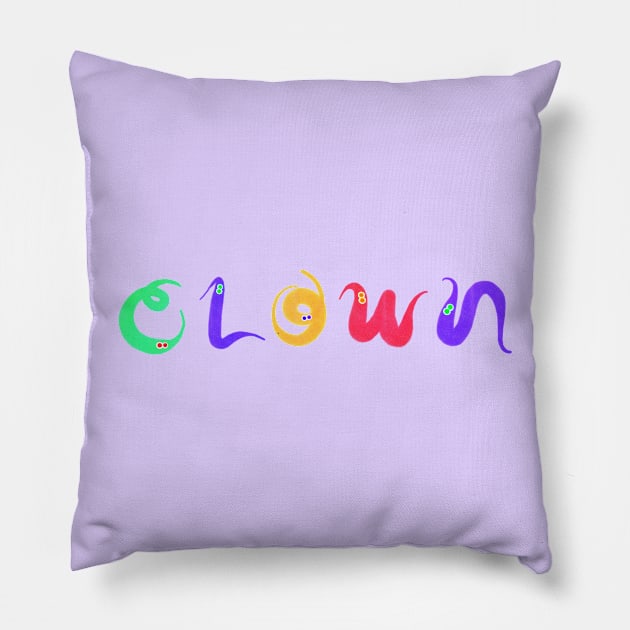 CLOWN Pillow by le_onionboi