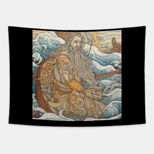 Aegir Norse mythology Tapestry