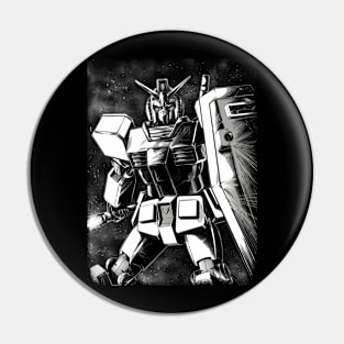 Gundam Rx 78 BnW Pin