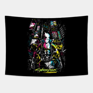 Cyberpunk David Martinez Tapestry