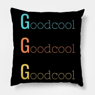 goodcool sticker Pillow