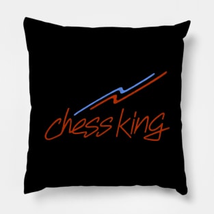 Retro 1980's Style Chess King Store Pillow