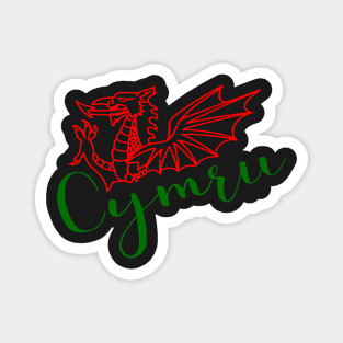 RED CYMRU DRAIG GOCH RED DRAGON Magnet