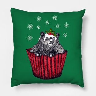 Christmas BearCake Pillow