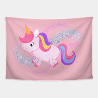 Cute Unicorn Art Tapestry