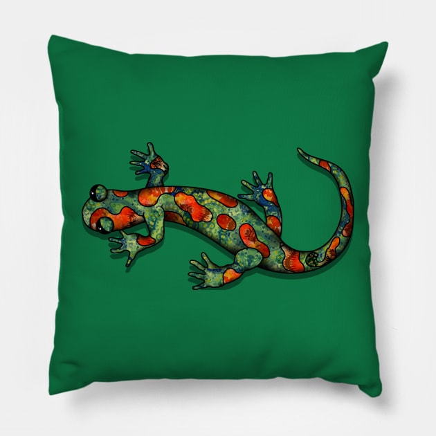 Salamander Pillow by Zodiart