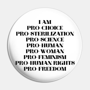 I Am Pro Every Human Right Pin