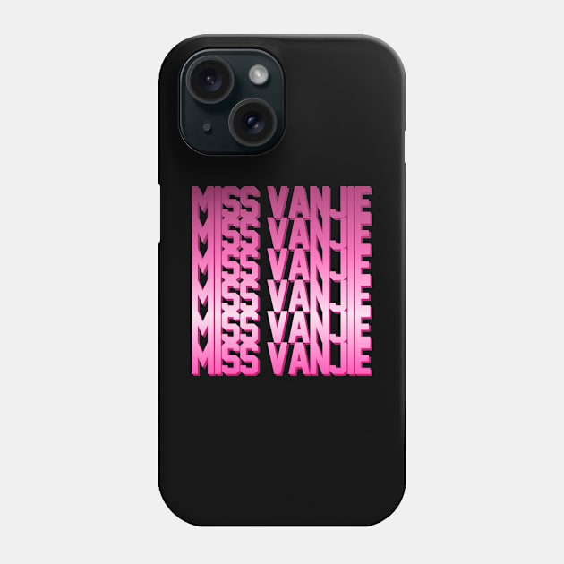 Miss Vanjie! (9) - Mulberry Lavender Magenta Vanjie Pink Gradient (Pink 3) Phone Case by mareescatharsis