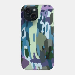 Blue camuflage Phone Case