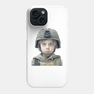 Innocent Valor: The Courageous Journey of a Young Soldier Phone Case