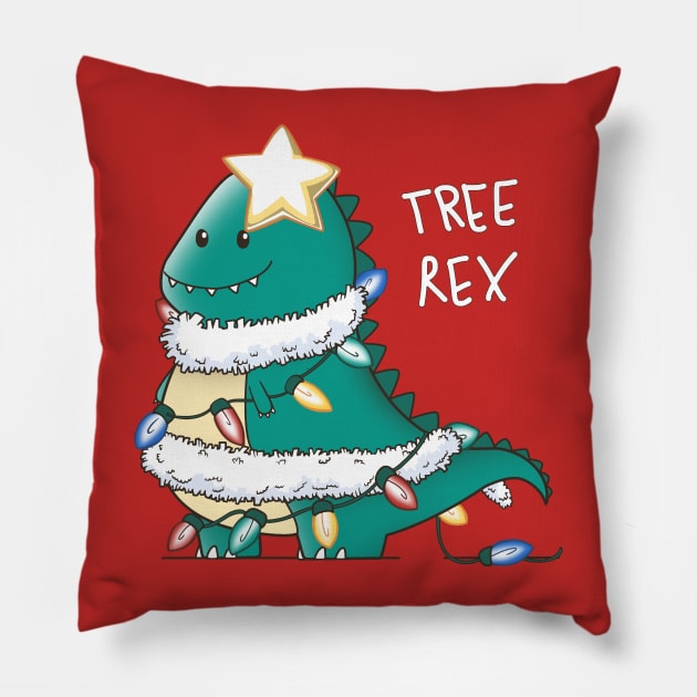 Tree-Rex Pillow by TaylorRoss1