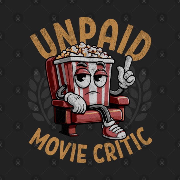 Unpaid Movie Critic - Vintage Cinema, Film, and Motion Picture Lover by Lunatic Bear