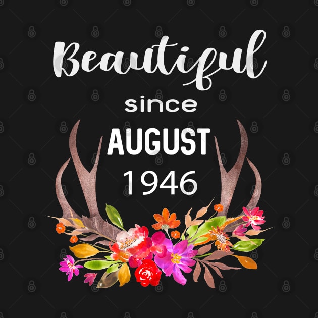 Deer Antler Elk Hunting Flower Horn Beautiful Since August 1946 by familycuteycom