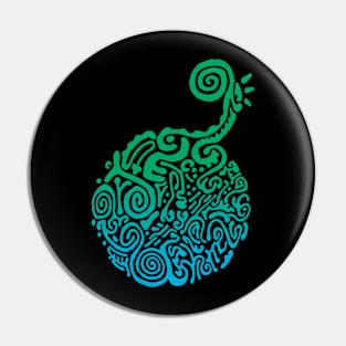 Chameleonbomb - IcyGreen Pin